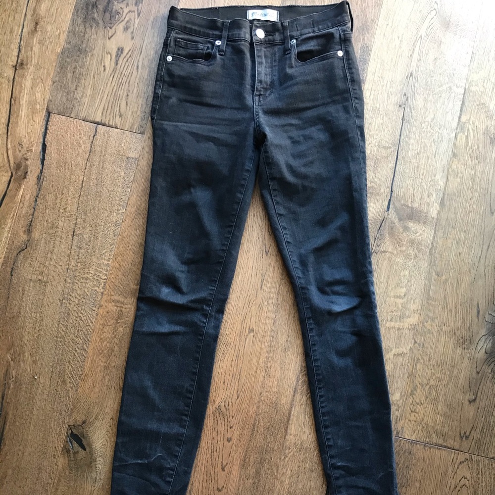 Madewell high riser skinny jeans